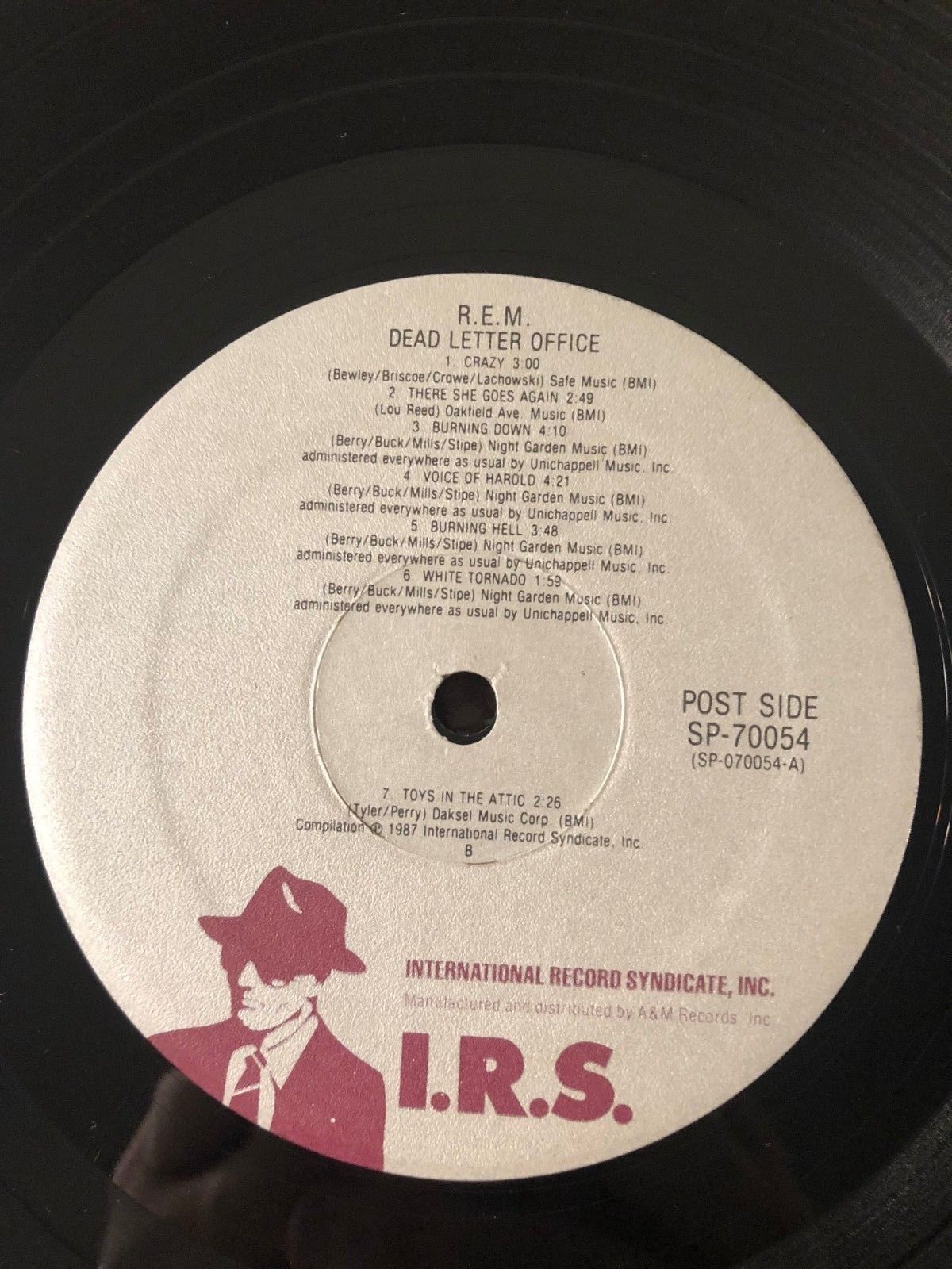 1987 R.E.M. REM Dead Letter Office LP Record Album Vinyl IRS SP 70054