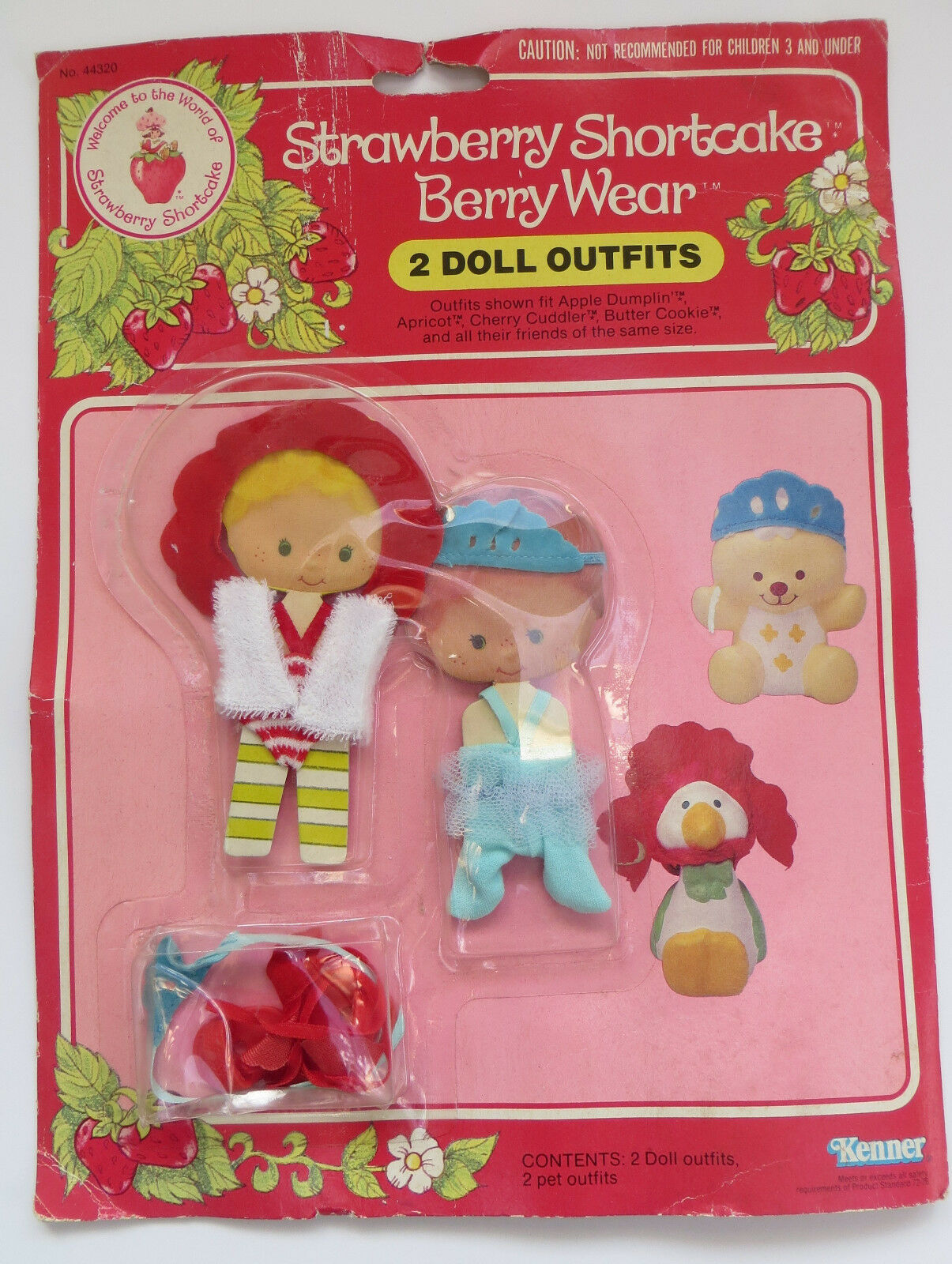 Primary image for Vintage Strawberry Shortcake Kenner Berry Wear Outfits 1981 Berry Ballerina MOC