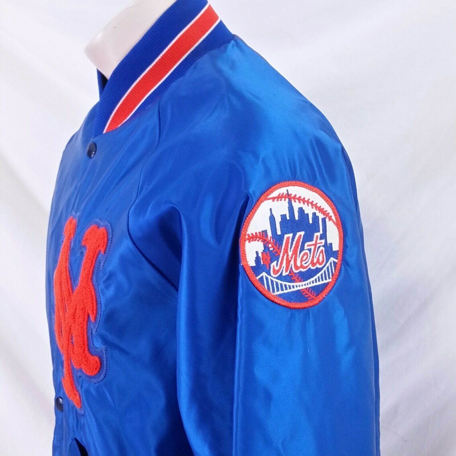 Vintage New York Mets Starter Satin Jacket 80s Coat MLB Baseball 90s ...