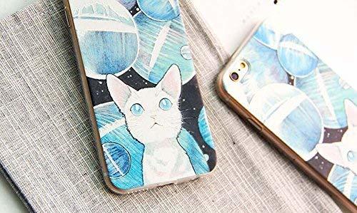 IPhone6 Plus/6S Plus Cell Phone Case Silicone Reliefs Protective Cover (Cat)