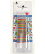 Disney Parks Mickey Mouse Colorful Reuseable Straw Set of 8 NEW - $29.90