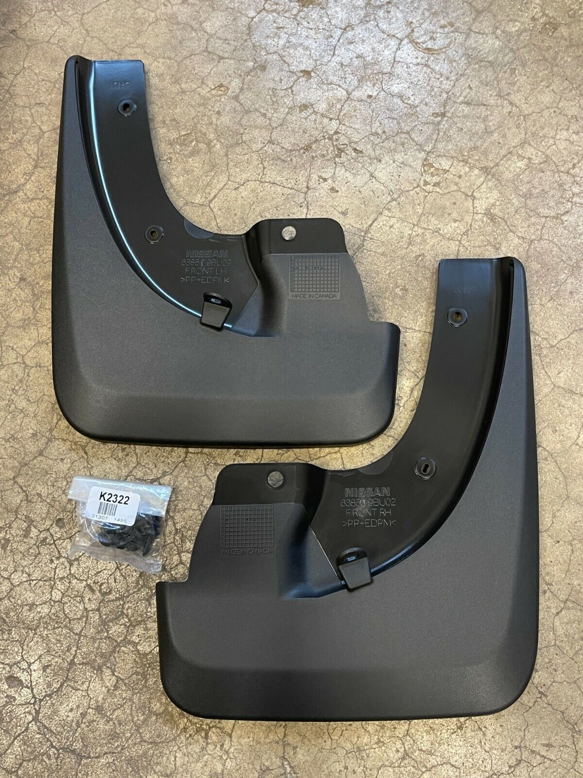 NEW OEM 20222024 NISSAN FRONTIER (PROX PRO4X) FRONT SPLASH GUARD SET