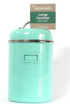 One Kamenstein 2 L Large Canister Teal 5.4 In X 8.9 In Hand Wash With Damp Cloth