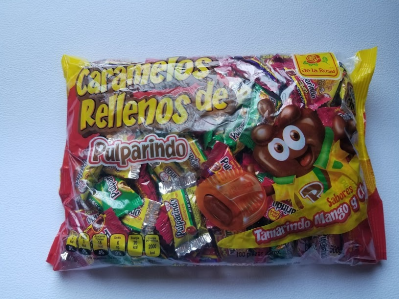 Pulparindo Candies ** Hard Candy Caramels Filled With Pulparindo 