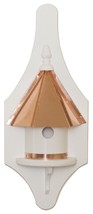 ½ WALL MOUNT BIRDHOUSE - Copper Roof &amp; Trim Vinyl Bird House USA AMISH H... - $88.17