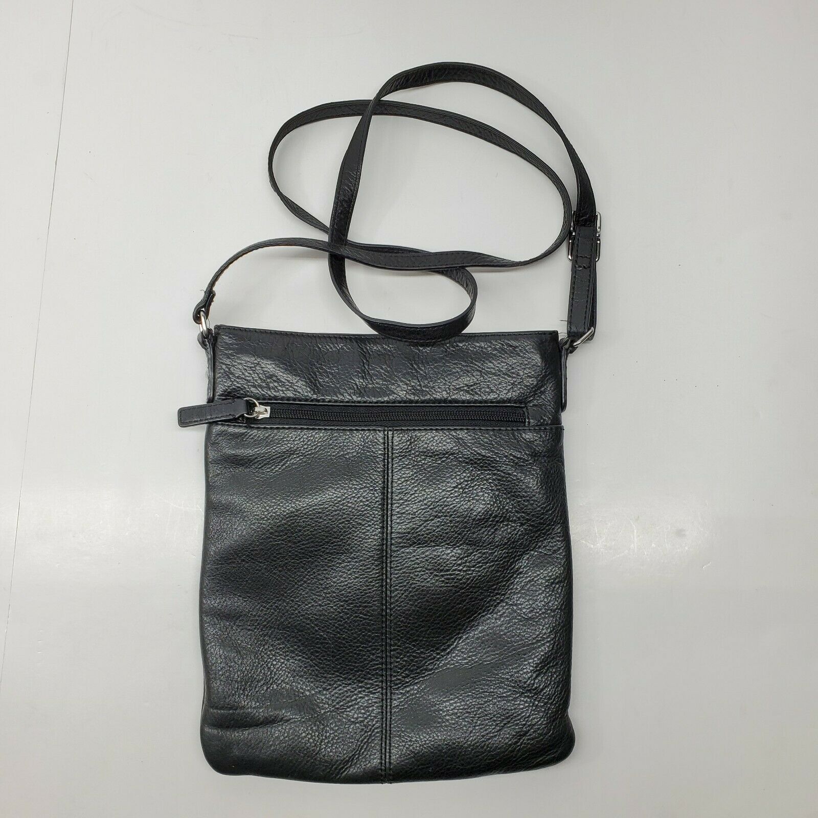 Margot Black Leather Cross Body Slim Purse - Women&#39;s Bags & Handbags
