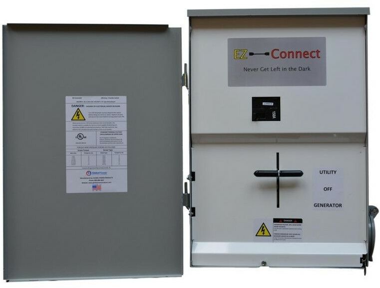 EZConnect Whole Home Transfer Switch 200 Amp 48,000Watt Single Phase