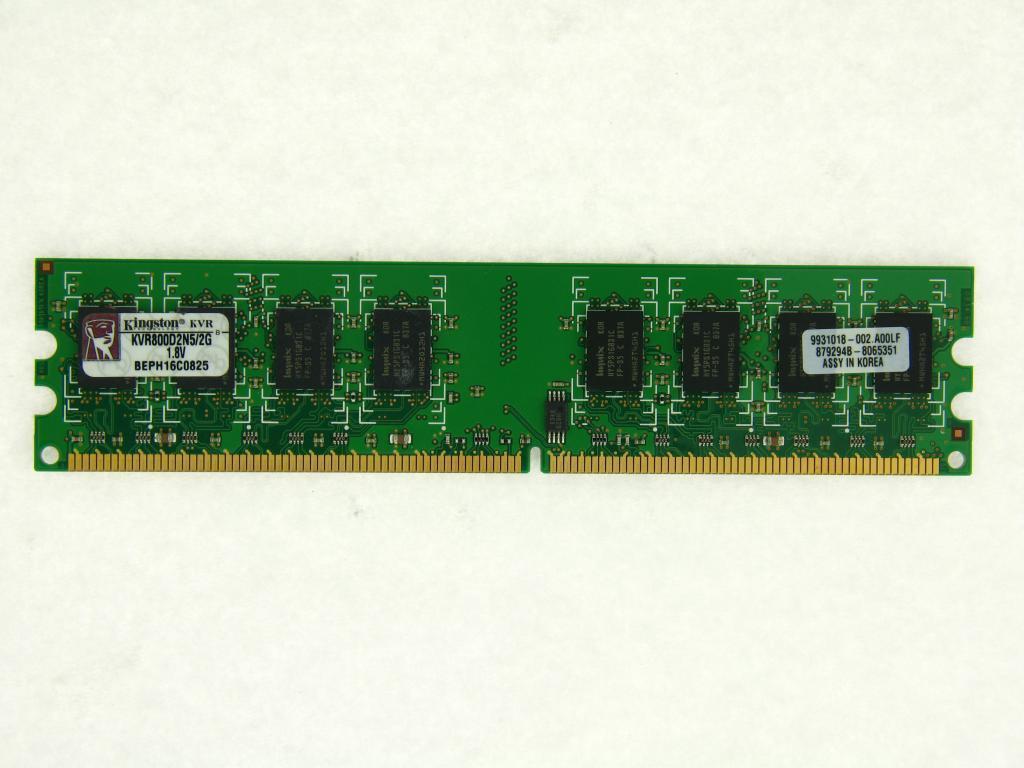 LOT OF TEN 2GB DDR2 DESKTOP MEMORY 667MHz PC2-5300 NON-ECC UNBUFFERED DIMM