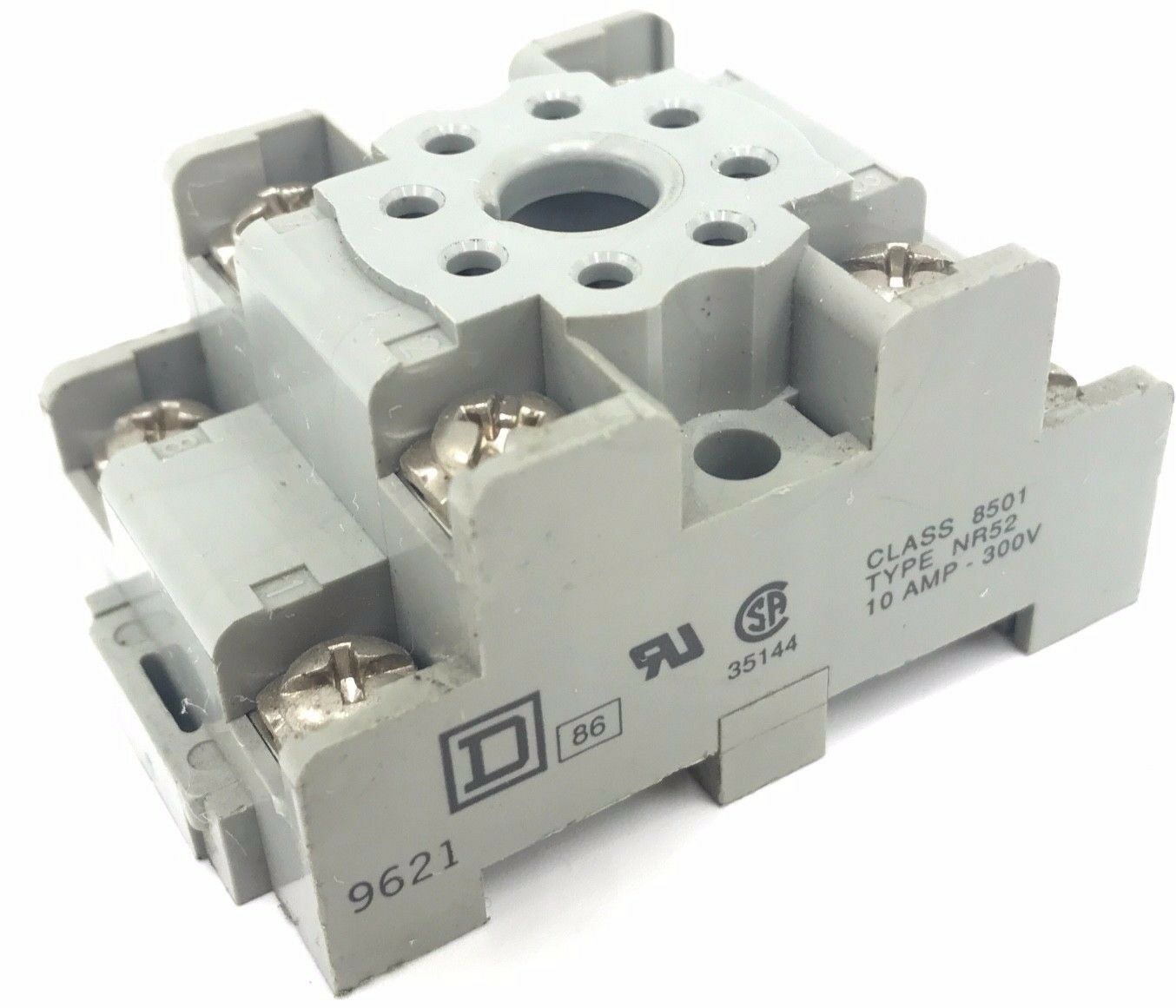 SQUARE D 8501-NR52 RELAY SOCKET 10 AMP, 300V, 8501NR52 - Other Consumer ...