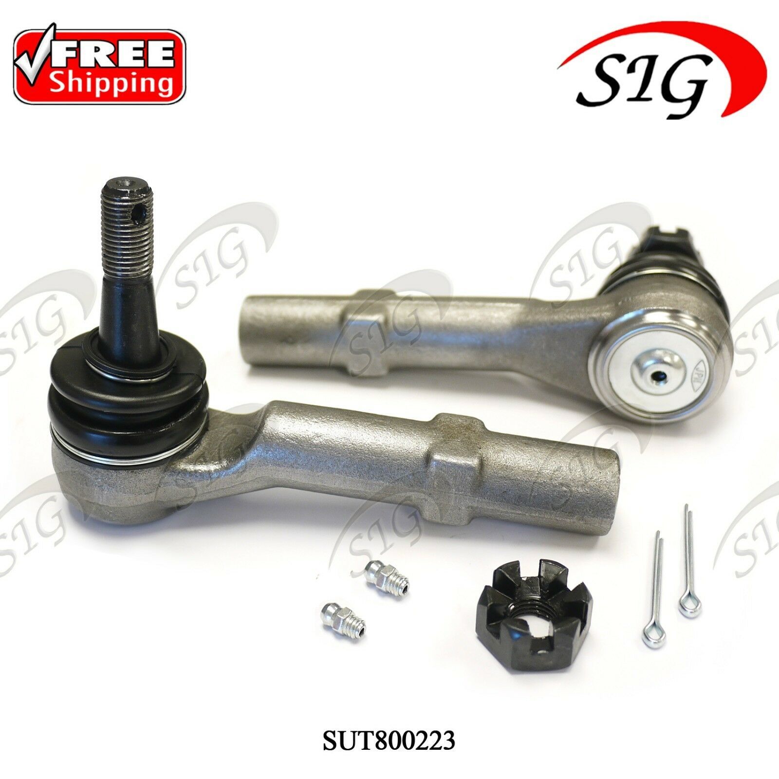 6Pc JPN Front Steering Kit Tie Rods Lower Ball Joint For Chevy Tahoe