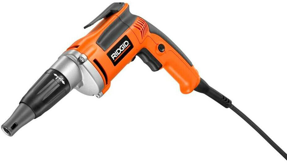 RIDGID Drywall Screwdriver 1/4 in. Hex Chuck 6.5 Amp Corded (Bits