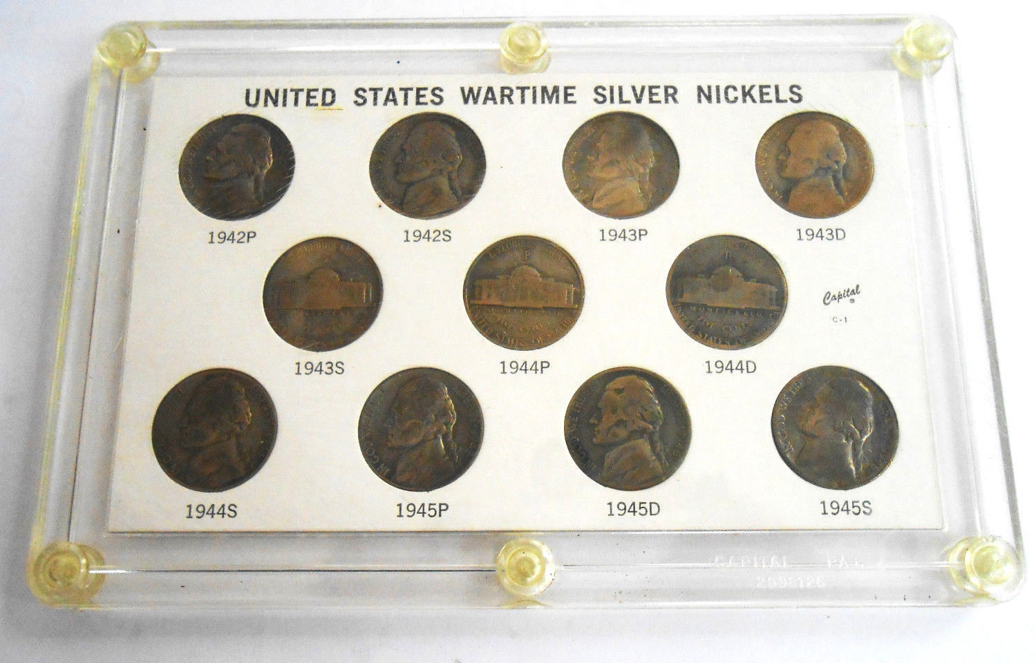 United States Wartime Silver Nickels 1942-1945 - Collections, Lots