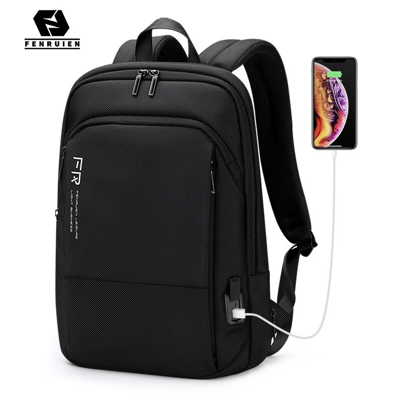 Fenruien Men Backpack Business Expandable Backpacking 156 Inch Laptop Backpatra Backpacks 7085