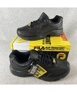FILA Sneakers Womens Size 9 Wide Memory Workshift Slip Resistant Black New - $49.99