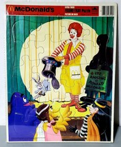 Vintage Ronald McDonald, McDonald&#39;s, Frame Tray Puzzle, Golden Books, 1984 - $9.50