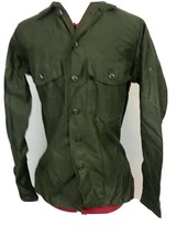 US Army Mens Cotton OG-107 Utility Shirt Long Sleeve 14.5 X 33 - $59.39