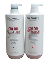 Goldwell Dualsenses Color Extra Rich Brilliance Shampoo & Conditioner Liter Duo - $42.07