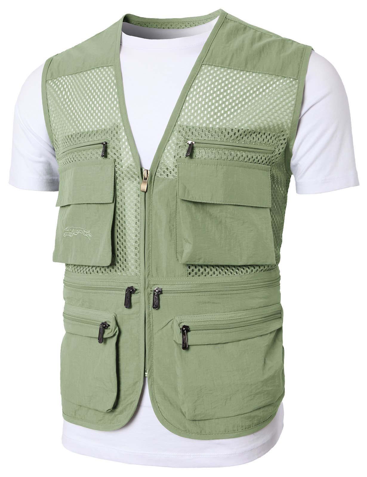 H2H Mens Active Work Utility Hunting Travels Sports Mesh Vest with
