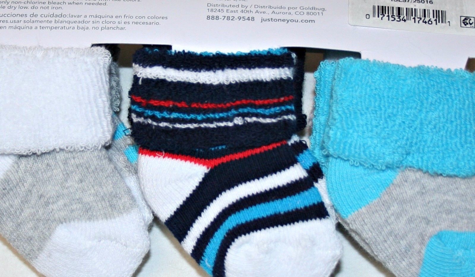 Carter's 6 Pair Baby-Boy's Socks Nautical 0-3 Month 
