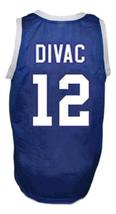 Vlade Divac #12 Rock n'Jock Basketball Jersey Sewn Blue Any Size image 2
