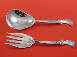 Waltz of Spring by Wallace Sterling Silver Salad Serving Set 2pc All Sterling 9" - $286.11