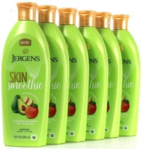 6 Bottles Jergens 10 Oz Skin Smoothie Avocado & Apple Scented Body Lotion