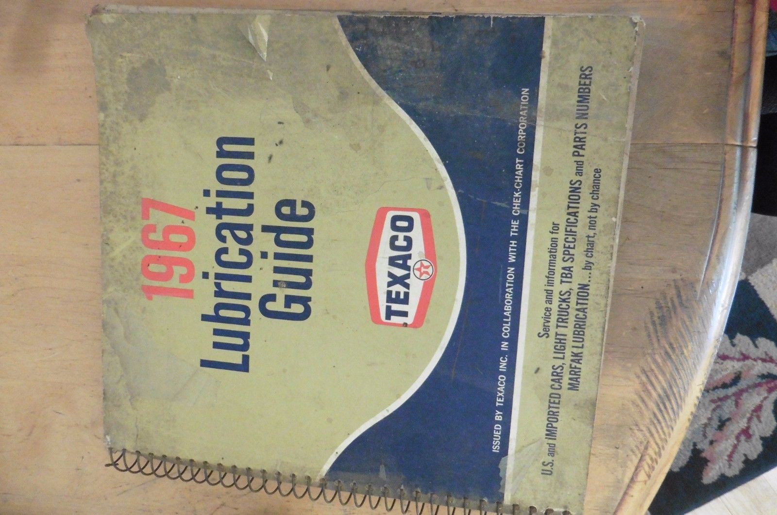 1967 Lubrication Guide Texaco Vintage Manual automotive service - $11.29