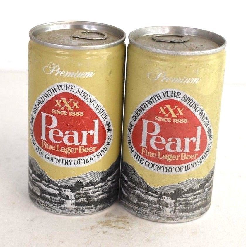 Pearl Fine Lager Beer Aluminum 12 oz Vintage Beer Can Collectible Empty