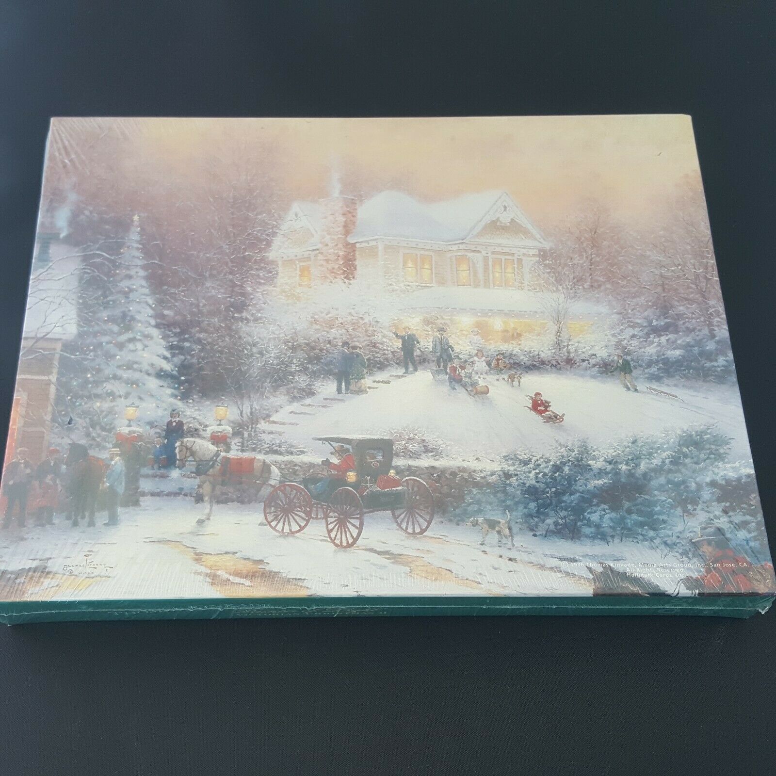 SEALED Thomas Kinkade Victorian Christmas II 500 Piece PUZZLE Art Snow     57 