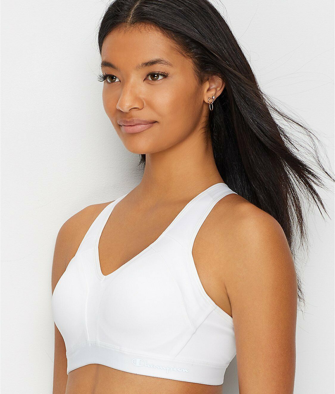 Champion WHITE Motion Control High Impact Sports Bra, US 34B, UK 34B