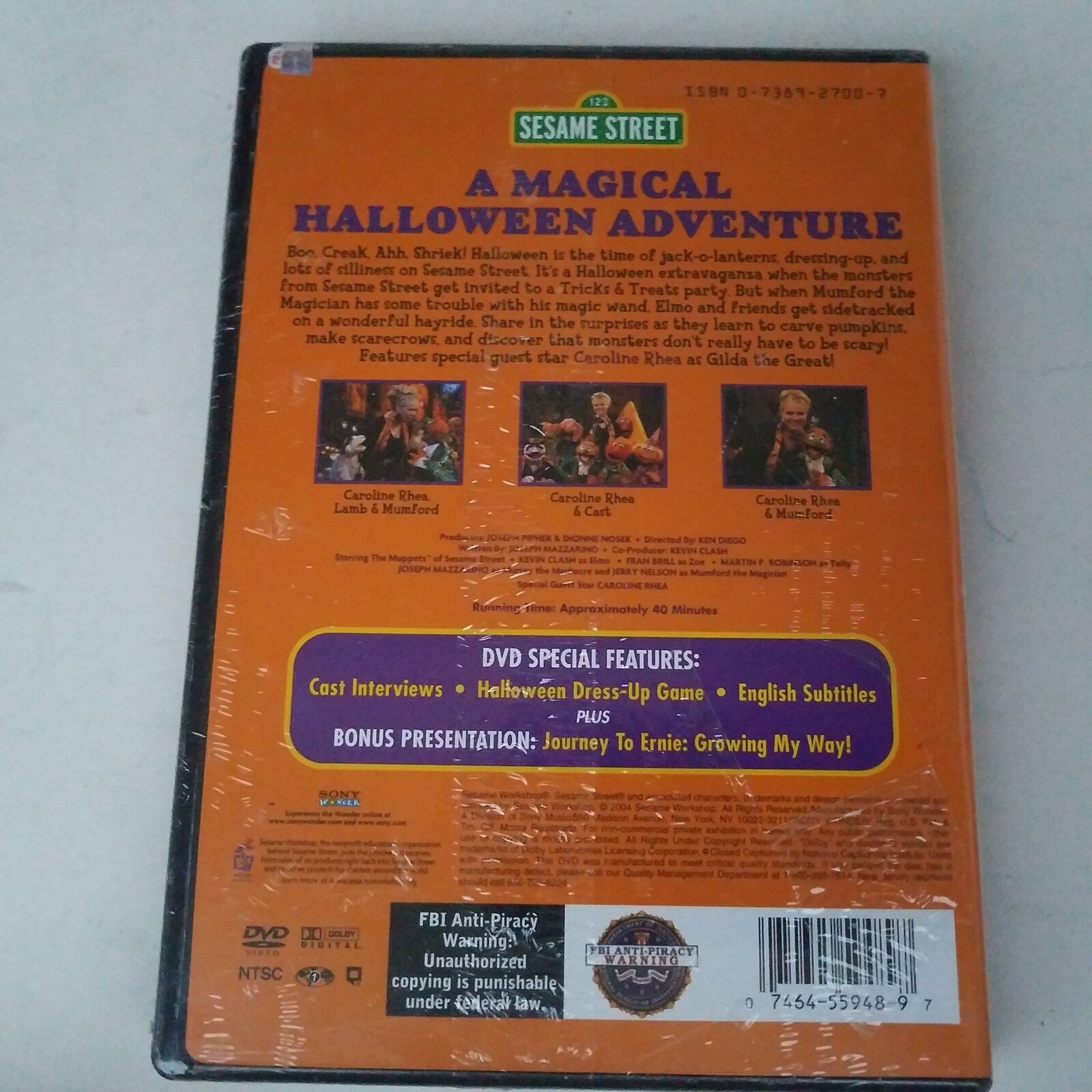 Sesame Street - A Magical Halloween Adventure DVD 2004 - DVD, HD DVD ...