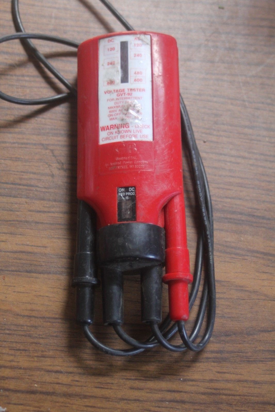 GB Garden Bender Voltage Tester Solenoid GVT92 Electrical Testers