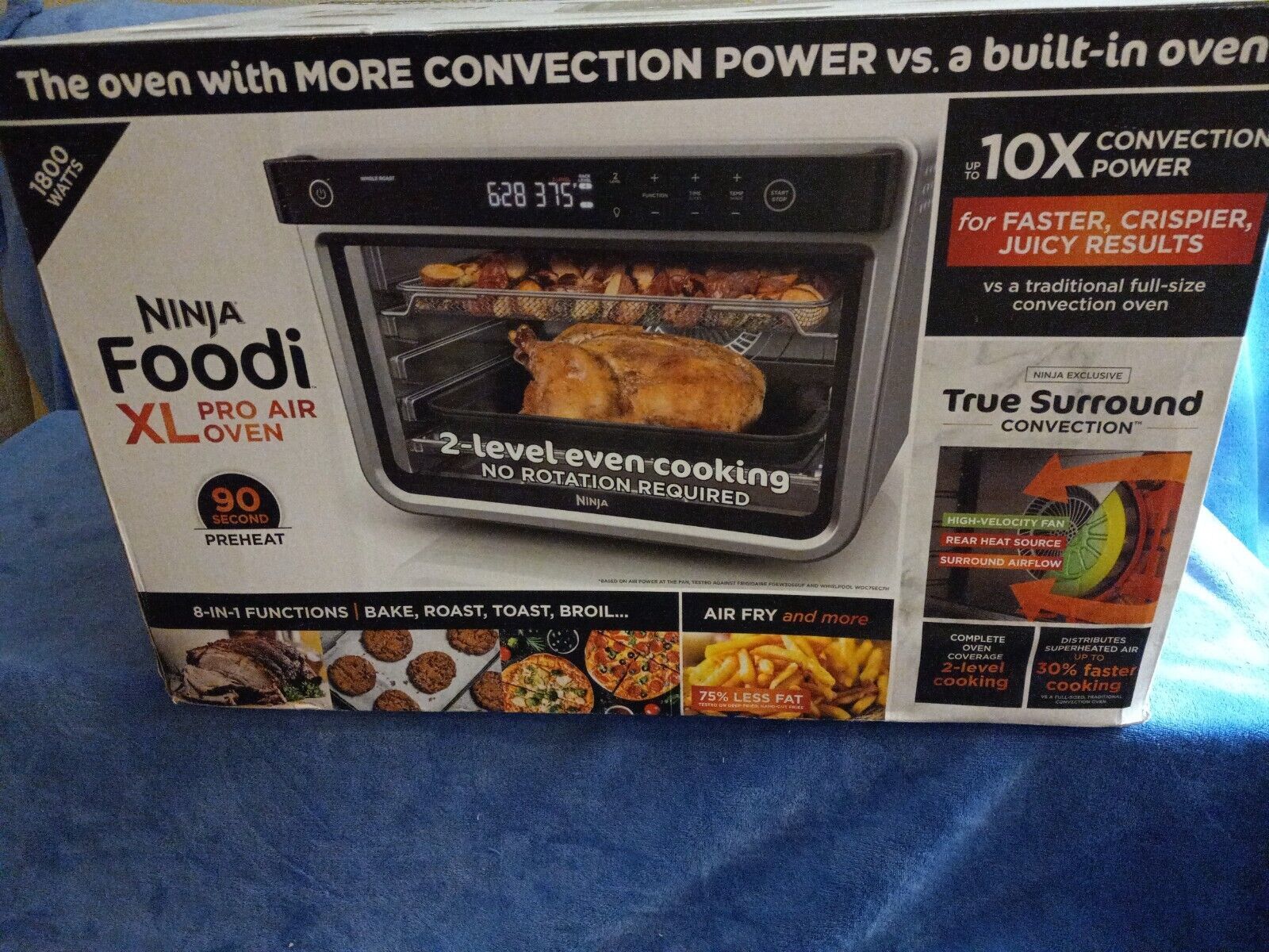 Ninja DT200 Foodi 8in1 XL Pro Air Fry Oven Large Convection Oven 