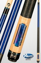 A634 BLUE VIKING Pool Cue Billiard Stick with VIKORE Shaft + LIFETIME WARRANTY image 2