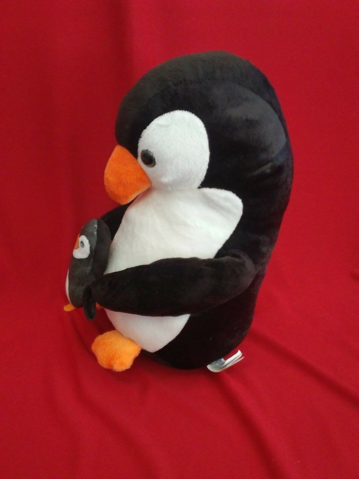 11" PENGUIN MAMA & BABY PENGUIN PLUSH KELLYTOY STUFFED Free Shipping