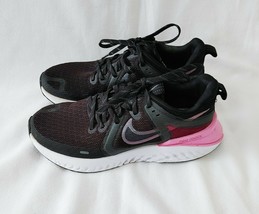 Nike Legend React 2 Black Grey Pink Womens Size 6 Running Shoes AT1369-004 - $34.64