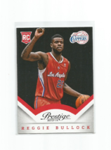 REGGIE BULLOCK (Los Angeles Clippers) 2013-14 PANINI PRESTIGE ROOKIE CAR... - $4.95