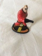 Disney Store The Incredibles Mr. Incredible 5" PVC Figure Cake Topper on Base   - $10.00