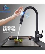 FMHJFISD Sensor Kitchen Faucets Black Smart Touch Inductive Sensitive Fa... - $103.99+