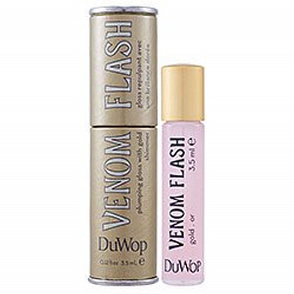 DuWop Cosmetics Lip Venom Lip Plumping Balm Flash Cool (Silver) Lip
