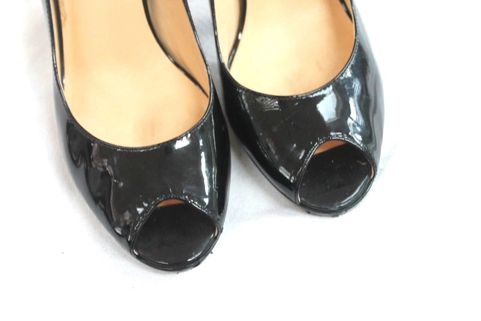 cole haan black patent leather pumps