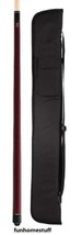 MCDERMOTT LUCKY L5 DARK RED Two-piece Billiard Table Pool Cue Stick & SOFT CASE