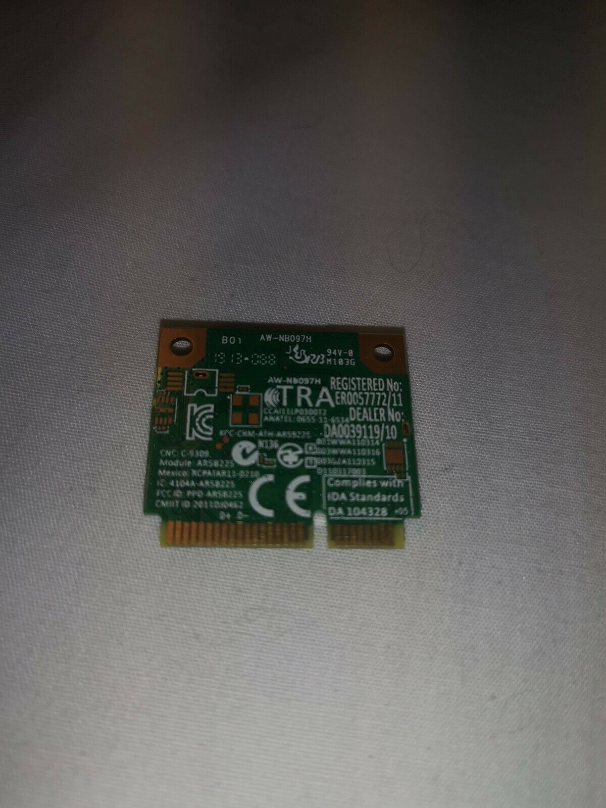 Asus K55ADS71 15.6" Genuine Wireless WiFi Bluetooth Card AWNB097H