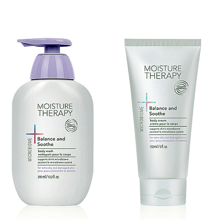 Primary image for Avon Moisture Therapy +Balance and Soothe BODY WASH & BODY CREAM - 2pc Set