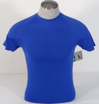 Polo Ralph Lauren Blue Short Sleeve Seamless Stretch Crew Shirt Mens NWT - $29.99