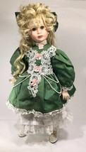 San Francisco Musical Porcelain Doll w Stand, Plays &quot;Oh You Beautiful Do... - $47.97
