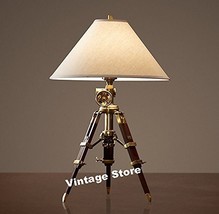 NauticalMart Royal Marine Antique BrassTripod Table Lamp