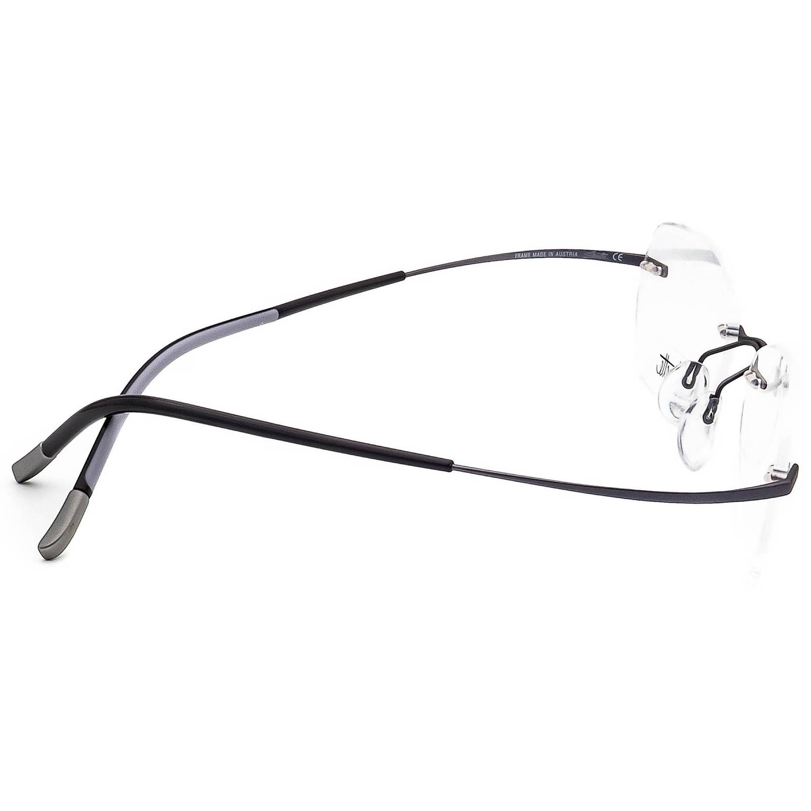 Silhouette Eyeglasses 6639 40 6057 7581 Titan Purple Rimless Austria 49