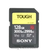 Sony TOUGH G Series 128GB SDXC UHS-II Memory Card SF-G128T image 1