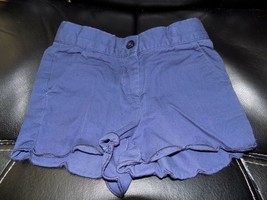 Janie and Jack Navy Blue Scalloped Shorts Size 18/24 Months Girl&#39;s EUC - $18.48